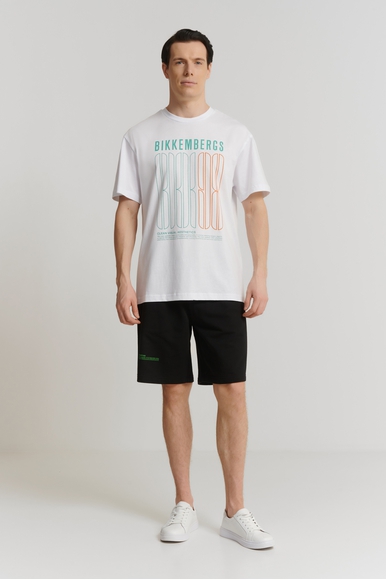 Мужская хлопковая футболка Bikkembergs BMT0900 купить в интернет-магазине Bestelle фото 3