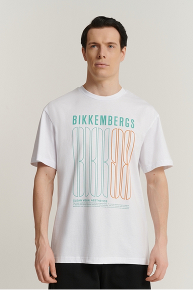 Мужская хлопковая футболка Bikkembergs BMT0900 купить в интернет-магазине Bestelle фото 1