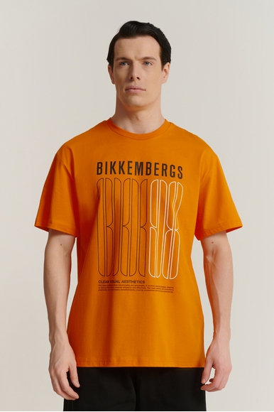 Мужская хлопковая футболка Bikkembergs BMT0900 купить в интернет-магазине Bestelle фото 1