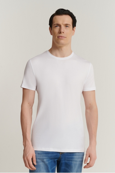 Мужская футболка из шелковистого трикотажа Derek Rose 3048Base001 купить в интернет-магазине Bestelle фото 1