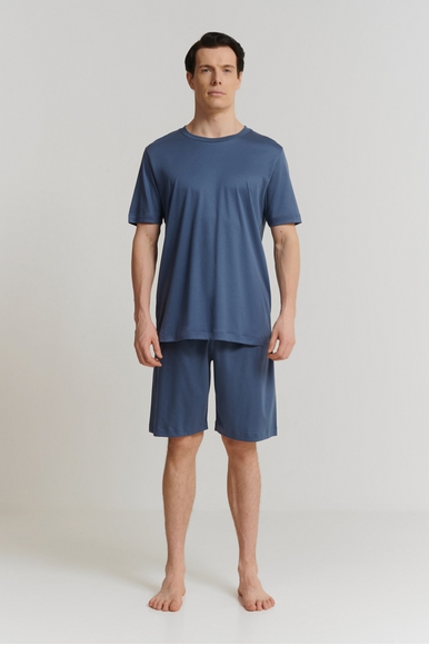 Мужская хлопковая пижама с шортами Zimmerli 28641105 купить в интернет-магазине Bestelle фото 1