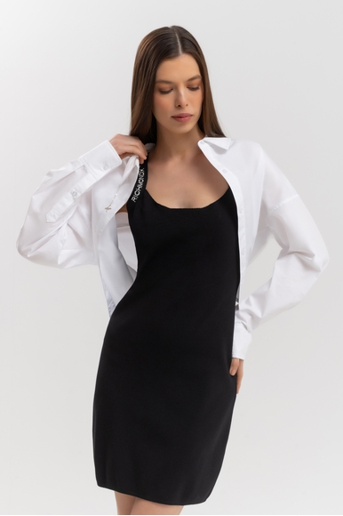 Короткое чёрно-белое платье Richmond X UWP25037VE купить в интернет-магазине Bestelle фото 2