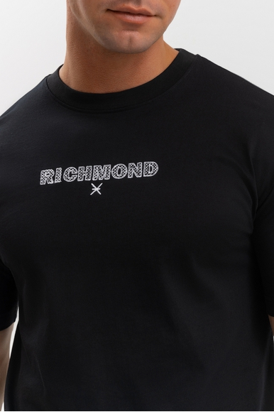 Мужская хлопковая футболка Richmond X UMP25302TS купить в интернет-магазине Bestelle фото 4