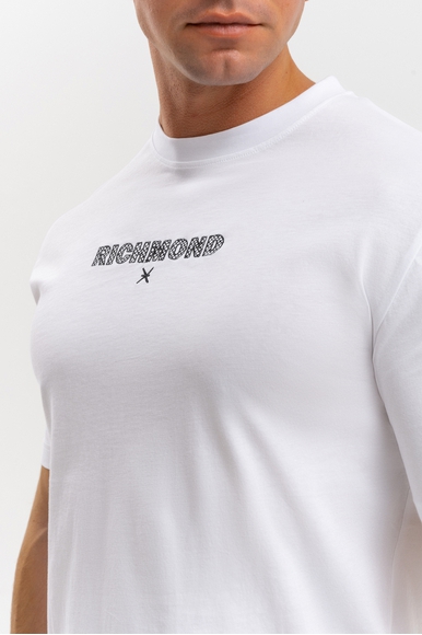 Мужская хлопковая футболка Richmond X UMP25302TS купить в интернет-магазине Bestelle фото 4