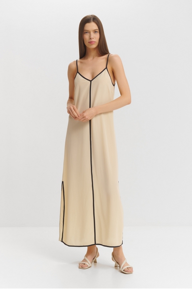 Длинное бежевое платье  Maryan Mehlhorn M3003082 купить в интернет-магазине Bestelle фото 1