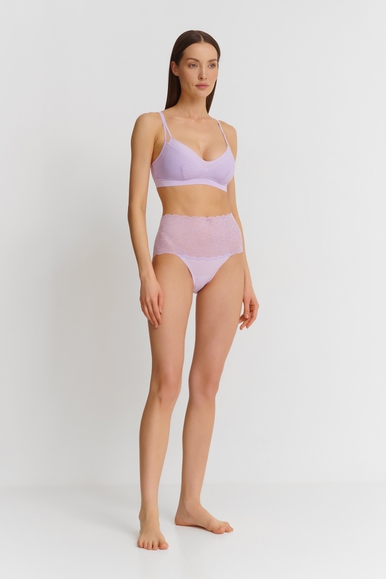  Женские высокие кружевные трусы-слипы one size Soft Stretch  Chantelle C11G80 купить в интернет-магазине Bestelle фото 4
