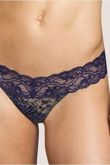 Женские кружевные трусы-танга под кожу питона Andres Sarda 3309555 купить в интернет-магазине Bestelle фото 4