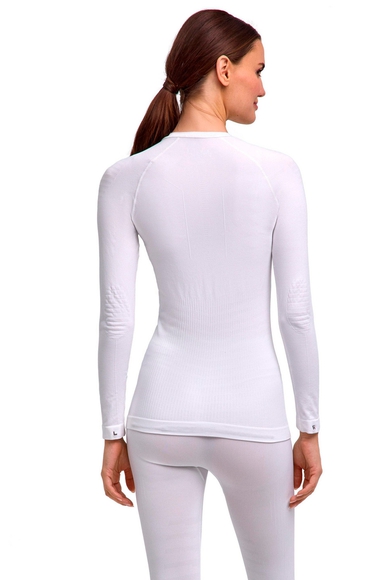 Женский белый лонгслив FALKE Sport 33137 купить в интернет-магазине Bestelle фото 2