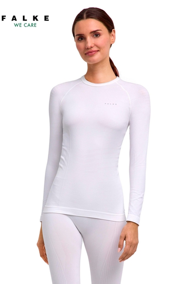 Женский белый лонгслив FALKE Sport 33137 купить в интернет-магазине Bestelle фото 1