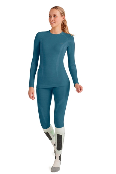 Женский синий термо-логслив FALKE Sport 33311 купить в интернет-магазине Bestelle фото 3