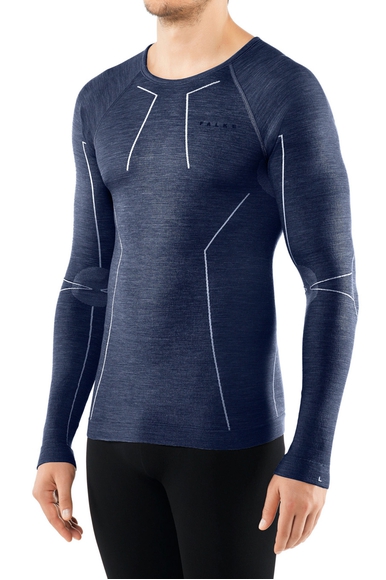 Мужской синий термо-лонгслив FALKE Sport 33411 купить в интернет-магазине Bestelle фото 1