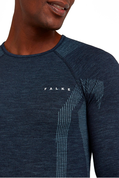 Мужской синий термо-лонгслив FALKE Sport 33481 купить в интернет-магазине Bestelle фото 3
