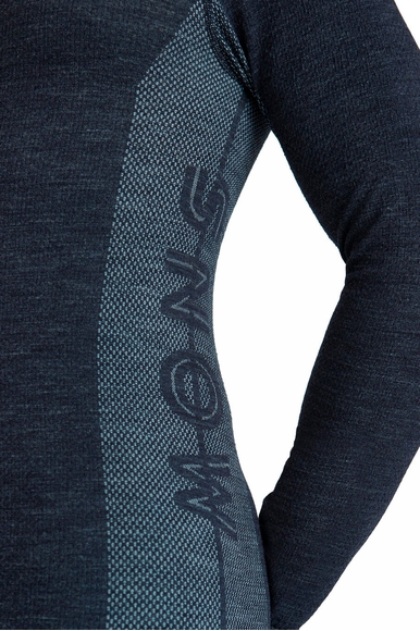Мужской синий термо-лонгслив FALKE Sport 33485 купить в интернет-магазине Bestelle фото 4
