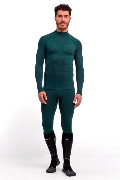Мужской зелёный лонгслив FALKE Sport 33522 купить в интернет-магазине Bestelle фото 3
