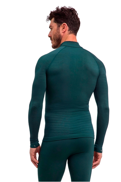 Мужской зелёный лонгслив FALKE Sport 33522 купить в интернет-магазине Bestelle фото 2