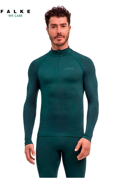 Мужской зелёный лонгслив FALKE Sport 33522 купить в интернет-магазине Bestelle фото 1