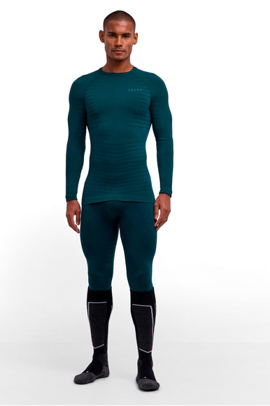 Мужской зелёный лонгслив FALKE Sport 33523 купить в интернет-магазине Bestelle фото 3