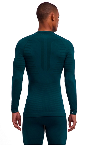 Мужской зелёный лонгслив FALKE Sport 33523 купить в интернет-магазине Bestelle фото 2