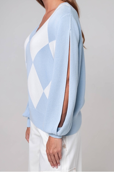 Женский джемпер из хлопка BALLANTYNE B1P638 7C070 купить в интернет-магазине Bestelle фото 4