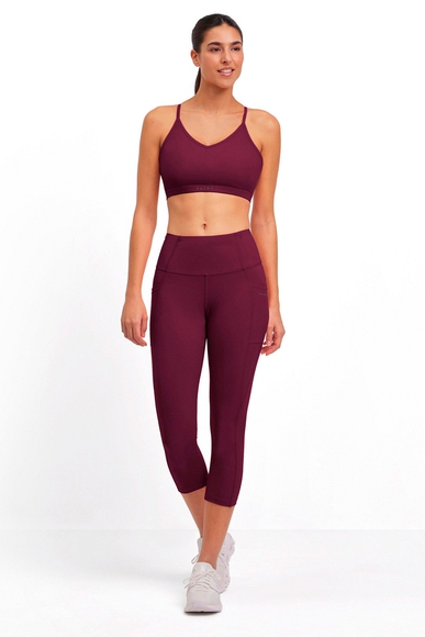 Женские бордовые тайтсы FALKE Sport 37291 купить в интернет-магазине Bestelle фото 3