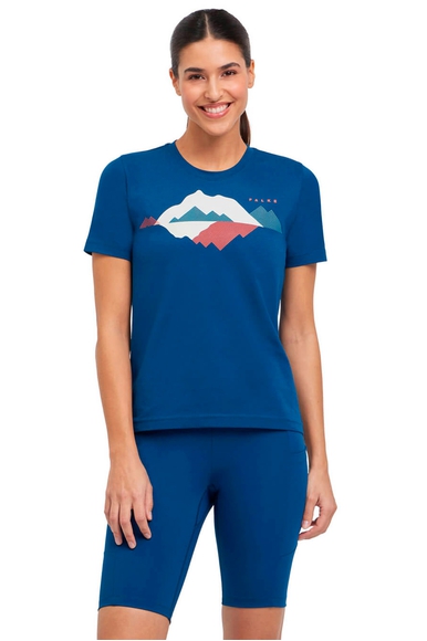 Женская синяя спортивная футболка FALKE Sport 37460 купить в интернет-магазине Bestelle фото 1