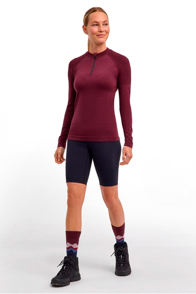 Женский бордовый джемпер FALKE Sport 37468 купить в интернет-магазине Bestelle фото 3