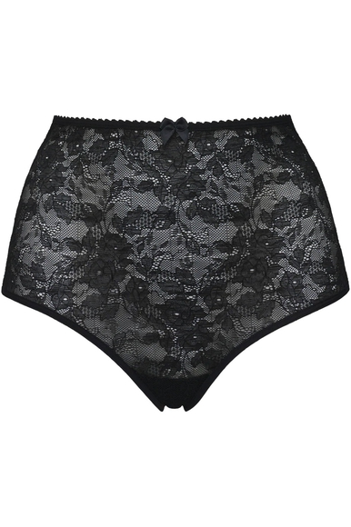  Женские черные высокие кружевные трусы-слипы  Marlies Dekkers 37475 купить в интернет-магазине Bestelle фото 3