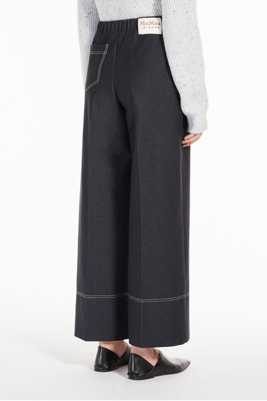 Женские серые широкие брюки Max Mara Leisure CORDOVA 23378603 купить в интернет-магазине Bestelle фото 2