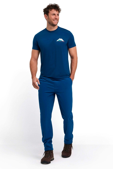 Футболка мужская синяя FALKE Sport 38733 купить в интернет-магазине Bestelle фото 3