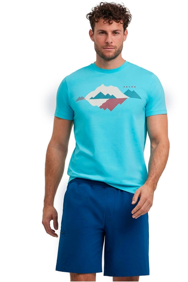 Мужская бирюзовая футболка FALKE Sport 38734 купить в интернет-магазине Bestelle фото 1