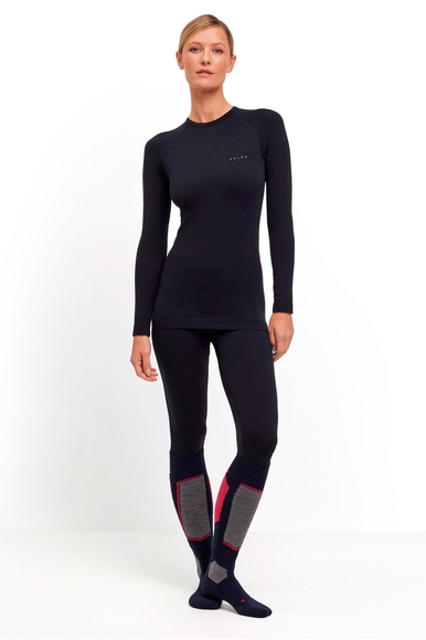 Чёрный женский термо-лонгслив FALKE Sport 39161 купить в интернет-магазине Bestelle фото 3