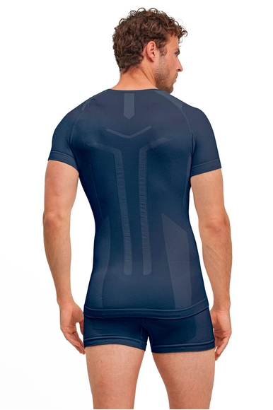 Футболка мужская синяя FALKE Sport 39662 купить в интернет-магазине Bestelle фото 2