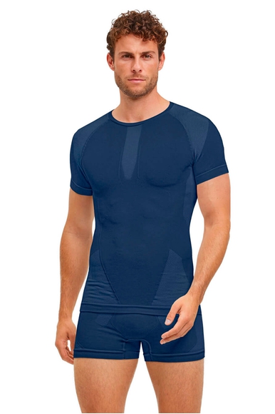 Футболка мужская синяя FALKE Sport 39662 купить в интернет-магазине Bestelle фото 1