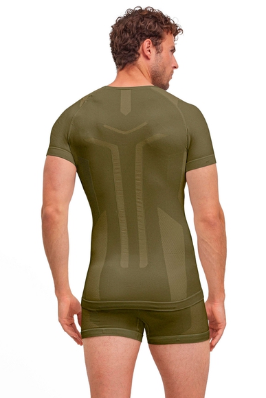 Спортивная зелёная мужская футболка FALKE Sport 39662 купить в интернет-магазине Bestelle фото 2