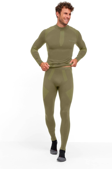 Мужские зелёные термо-тайтсы FALKE Sport 39664 купить в интернет-магазине Bestelle фото 3