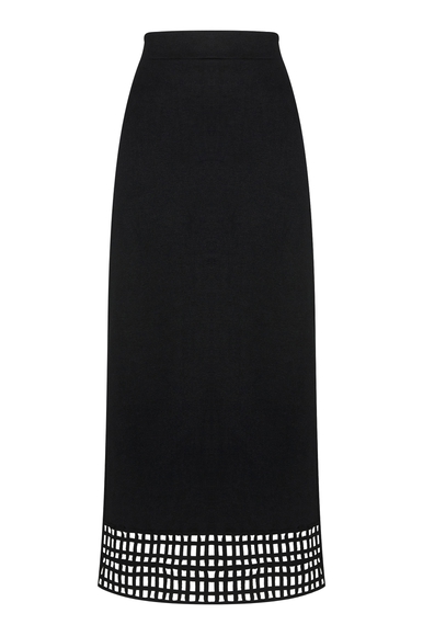 Черная длинная юбка Milva Mi 4032 купить в интернет-магазине Bestelle фото 5