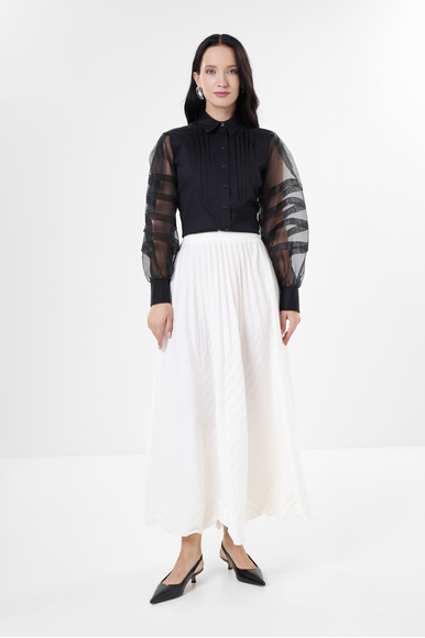 Длинная белая юбка Milva Mi 4045 купить в интернет-магазине Bestelle фото 3