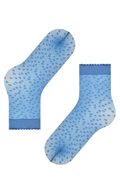 Носки женские синие Microbloom 20 den FALKE 41471 купить в интернет-магазине Bestelle фото 4