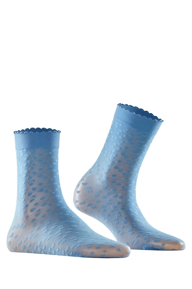 Носки женские синие Microbloom 20 den FALKE 41471 купить в интернет-магазине Bestelle фото 3