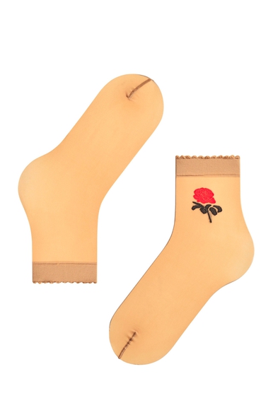 Носки женские бежевые Passionate 20 den FALKE 41473 купить в интернет-магазине Bestelle фото 4