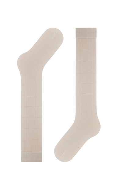 Гольфы женские ванильные Solid Lounge 50 den FALKE 41869 купить в интернет-магазине Bestelle фото 4