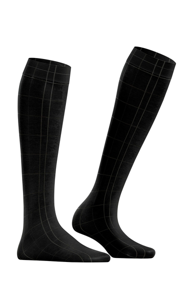 Гольфы женские чёрные Solid Lounge 50 den FALKE 41869 купить в интернет-магазине Bestelle фото 3