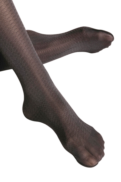 Колготки чёрные с рисунком 40 den FALKE 42329 купить в интернет-магазине Bestelle фото 4