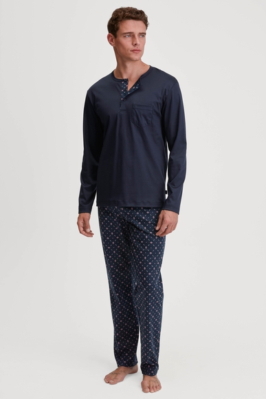 Мужская хлопковая пижама с брюками Calida 45480 купить в интернет-магазине Bestelle фото 1