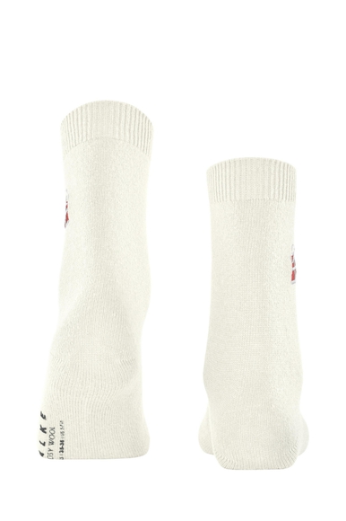 Носки женские белые Cosy Wool X-Mas Gift FALKE 46320 купить в интернет-магазине Bestelle фото 2
