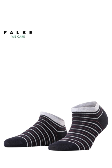 Носки женские темно-синие Stripe Shimmer FALKE 46336 купить в интернет-магазине Bestelle фото 1