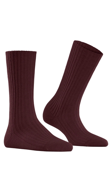 Носки женские бордовые Cosy Wool Boot FALKE 47080 купить в интернет-магазине Bestelle фото 3