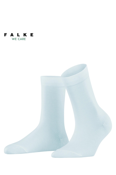 Носки женские голубые Cotton Touch FALKE 47105 купить в интернет-магазине Bestelle фото 1