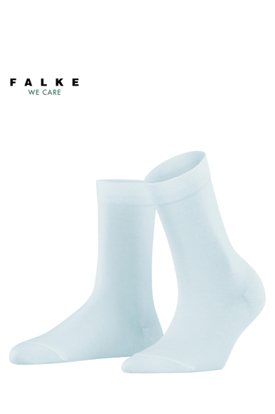 Носки женские голубые Cotton Touch FALKE 47105 купить в интернет-магазине Bestelle фото 1