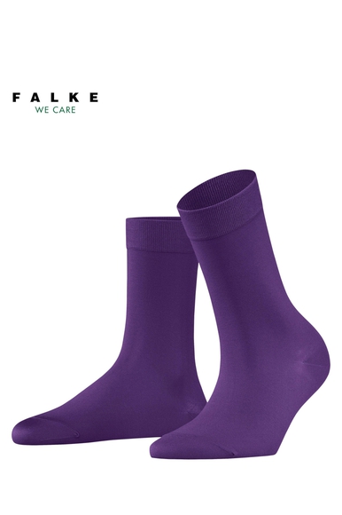 Носки женские фиолетовые Cotton Touch FALKE 47105 купить в интернет-магазине Bestelle фото 1